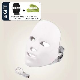 Light Therapy LED Face Mask 7 Color 149 Leds Photon Face Mask Beauty Photon Mask for Face Skin Rejuvenation Facial Skin Treatment Anti-Aging Anti